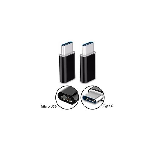 Lot 2 Adaptateurs USB Type-C USB-C vers Micro USB câble chargeur adapter port