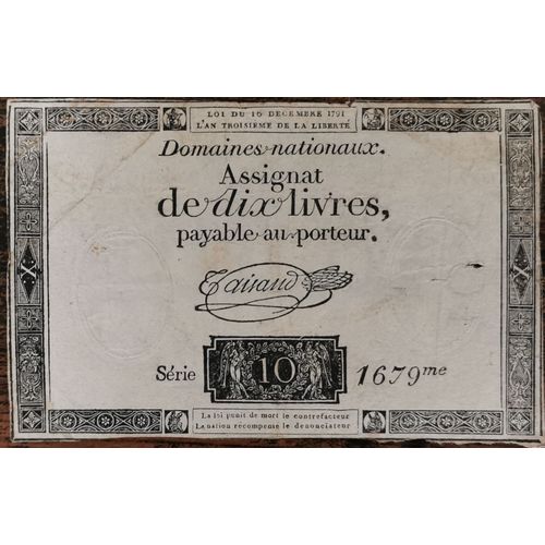 Assignat 10 Livres - 24 Octobre 1792 - Série 1679 - Filigrane Royal