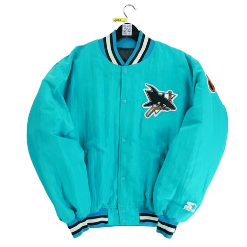 Reconditionné - Veste Homme Nhl San Jose Sharks - Taille L - Homme - Turquoise