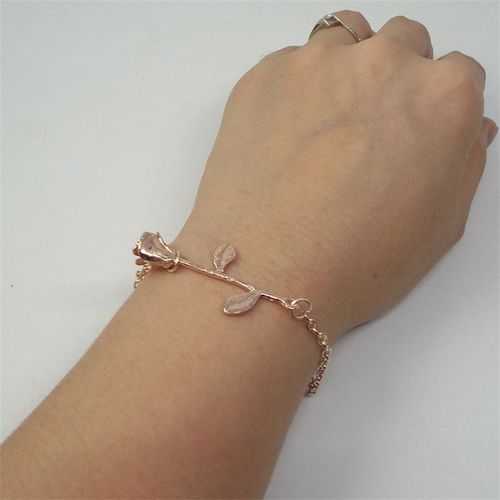 Bijoux De Mode Rose Bracelet Femmes Beauté Bête Bijoux Amoureux Cadeaux Pour Femmes Filles Mode Charme Bracelet