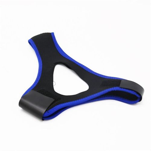 Sangle De Ruisseau Triangulaire Pour Hommes Et Femmes,Ceinture Anti-Taille,Protège-Bouche,Meilleur Souffle,Santé,Bouchon De Ronflement,Bandage D'aide Au Sommeil,Cadeaux - Type Blue