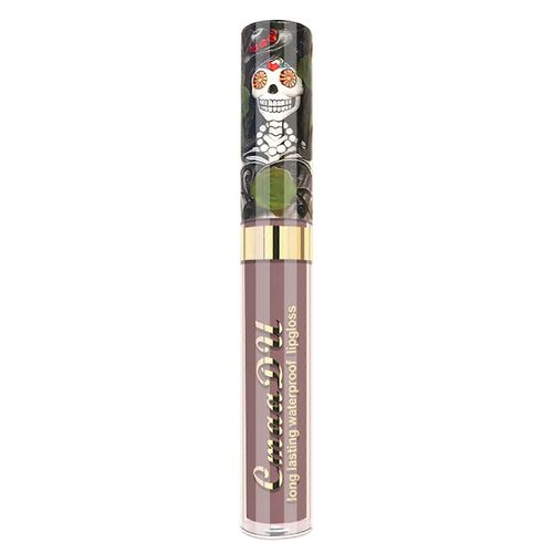 Cmaadu 6 Color Matte Metal Pearlescent Skull Single Lip Gloss Rouge À Lèvres10ml 