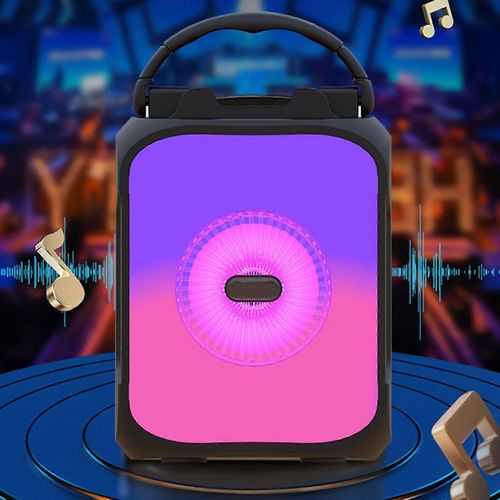 Haut-parleur Bluetooth portable, haut-parleur extérieur sans fil avec caisson de basses, Bluetooth 5.0, TFCard, câble AUX, clé USB, pour la maison, à l¿extérieur, camping