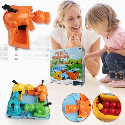 Hippopotame Avalant Des Perles Jouets Éducatifs Hippopotame Affamé Jeu Interactif ?il-Main Rapide