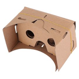 6 Inch Diy 3d Vr Virtual Reality Glasses Hardboard Compatible Google Cardboard-Dt