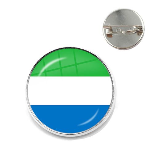 Épingles De Collier Cabochon En Verre Pour Femmes, Broches National Feel, Trinidad,Sierra Leon, Jamaïque, Guyane, Ghana, Royaume-Uni, Libye, Estonie, Inde