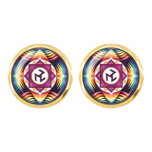 Hamsa Boucles D'oreilles À La Main Mauvais ¿Il Verre Cabochon Boucle D'oreille Charmes Fatima Bijoux À La Mode Charmes Cadeau Pour Les Amis