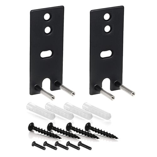 Steel Black Wall Mount Brackets Replacement compatible Omnijewel 650 &amp; Surround Speakers 700-M