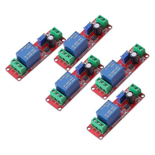 5Pcs NE555 DK555 Minuterie Interrupteur Module de déconnexion réglable Module de relais de temporisation DC 12V Retard Rel-B16