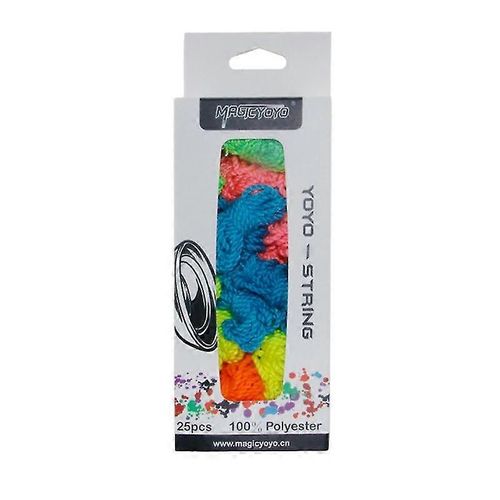 Cordes De Yoyo Professionnelles 100% Polyester Compatibles Avec Les Yoyos Réactifs Et Non Réactifs - Paquet De 25, Aléatoire