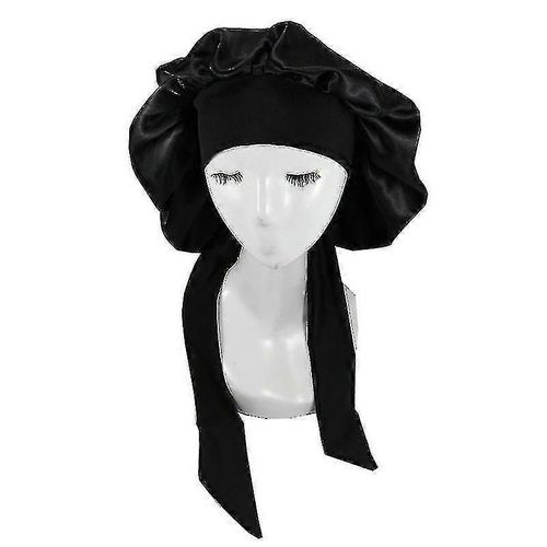 Bonnet En Soie Satin Bonnet Pour Dormir Bonnet Avec Cravate Band Night Cap