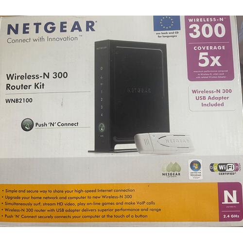 Router Kit NETGEAR WIRELESS N300 - WNB2100