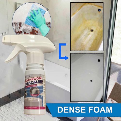 Nettoyant de salle de bain Salle de bain Détartrant en verre à carrelage Robinet Dissolvant Baignoire Nettoyant 60ml