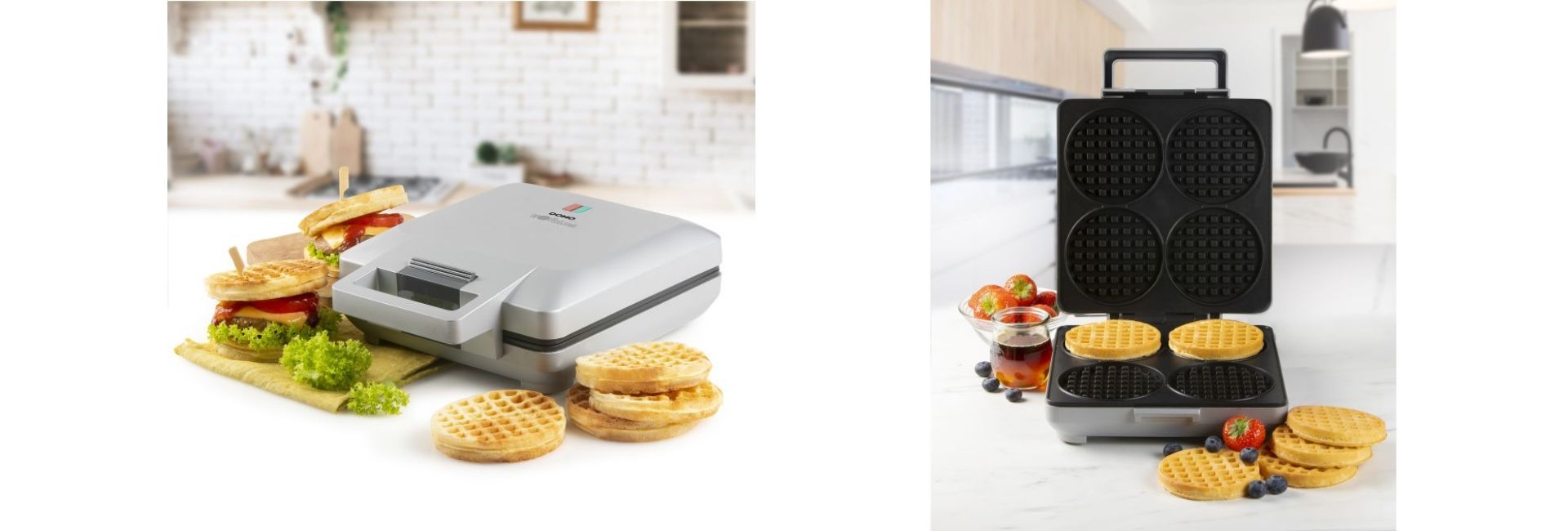 Gaufrier Wafflelicious Domo DO9251W image 1 | Rakuten