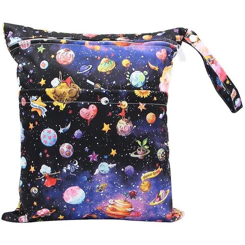 Sac À Couches En Tissu Imperméable À L¿Eau Zippé Sac De Rangement De Couche Réutilisable Organisateur De Couches