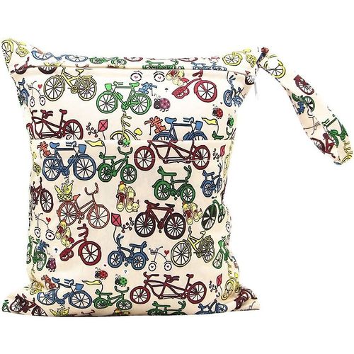 Sac À Couches En Tissu Imperméable À L¿Eau Zippé Sac De Rangement De Couche Réutilisable Organisateur De Couches