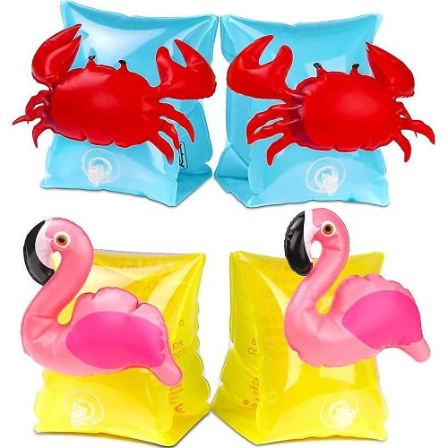Brassards Gonflables Pour Les Enfants Acsergery Âgés De 3 À 6 Ans, Entraîneurs De Natation Arm Band, Cadeau Flottant De Bras De Piscine