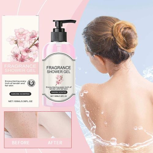 Gel Douche Jasmin Parfum Gel Douche Parfumé Hydratant Et Hydratant Nettoyant Pour Le Corps Pour Femmes De Maison 100ml 