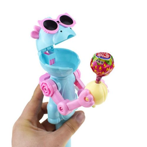 Lollipops Artifact Drôle Manger Lollipop Robot Holder Stand Cadeaux Jouet