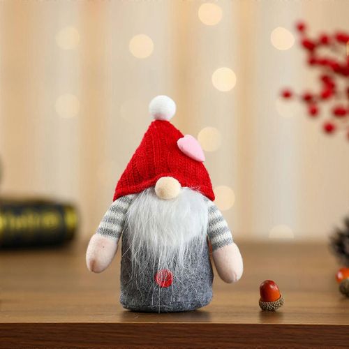 Cadeaux De Noël Saint-Valentin Poupée D'Amour Poupée Chapeau Tricoté Décorations De Noël Petits Cadeaux Petits Ornements
