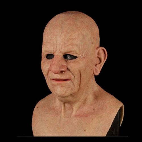 Costumes D¿Halloween L¿Aîné Halloween Vacances Masques Drôles Supersoft Old Man Masque Adulte
