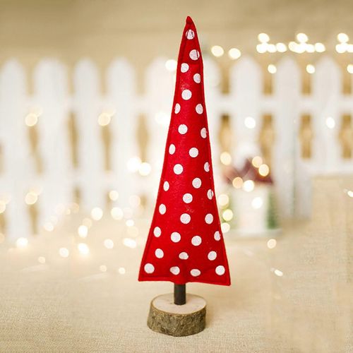 Joyeux Noël Arbre Tissu Bureau Décoration Jouet Poupée Cadeau Bureau Maison Enfants