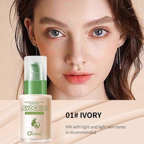 L¿Été Où J¿Ai Tourné Les Jolies Avocates Fond De Teint Anti-Sébum Concealer Crème Isolante Pour Les Pores Illumine La Peau Avant Les Fonds De Teint 35g 