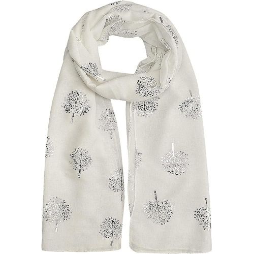 Femmes Mulberry Tree Print Foulard Léger Mode Grandes Dames Soft Shawl Wrap