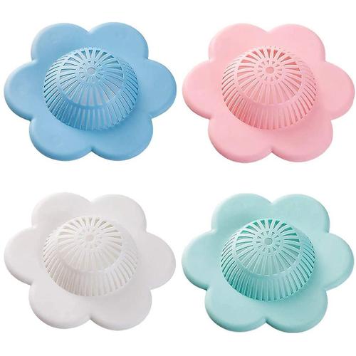 Hair Catcher Silicone Hair Stopper Housses de douche, baignoire et drain de douche