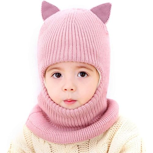 Laelr Kids Winter Warm Hat And Scarf Set, Warm Knit Beanie Cap And Circle Scarf Acsergery Gift