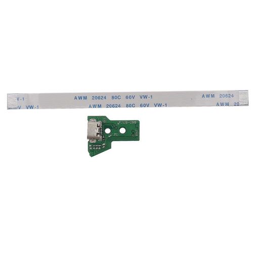 Compatible Avec Sony Ps4 Controller Usb Charging Port Socket Board Jds-055 5th V5 12 Pin Cable