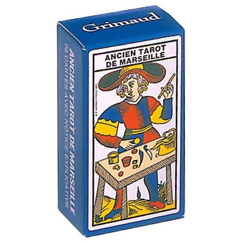 Cartomancie Mini Tarot De Marseille, 78 Cartes Format 75 X 40 Mm, Étui Carton + Notice