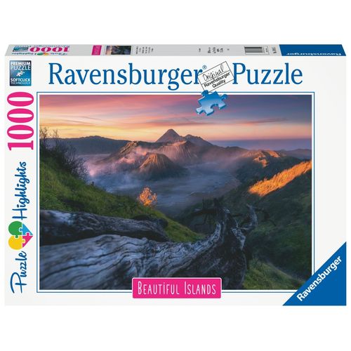 Puzzle Puzzle 1000 P - Le Mont Bromo (Puzzle Highlights, Îles De Rêve)