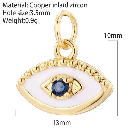 Breloques Mauvais ¿Il Bleus Turcs, Fournitures Pour La Fabrication De Bijoux, Pendentif Grec, Boucles D'oreilles, Porte-Clés, Bracelet, Collier