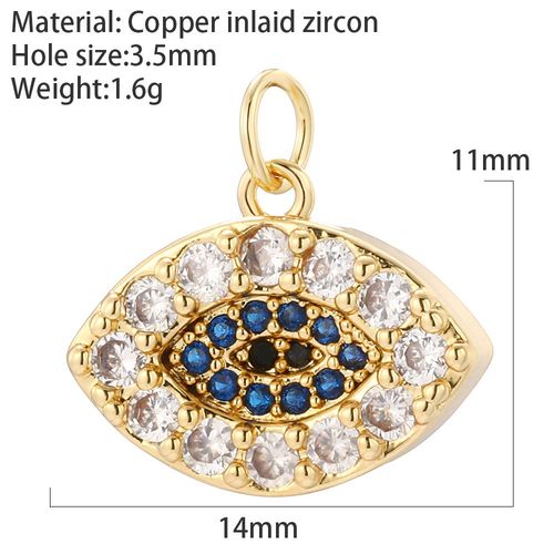 Breloques Mauvais ¿Il Bleus Turcs, Fournitures Pour La Fabrication De Bijoux, Pendentif Grec, Boucles D'oreilles, Porte-Clés, Bracelet, Collier