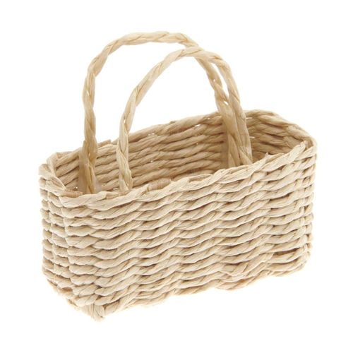 Panier Miniature Ovale, 4,5 X 2,2 X 4 Cm Pour Le Monde Des Lutins - Rico Design Marron