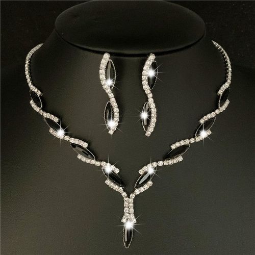 Ensembles De Bijoux De Mariage En Cristal Rouge Royal Plaqué Argent Pour Femmes, Cuir Chevelu, Long Collier, Boucles D'oreilles, Patients, Livraison Directe