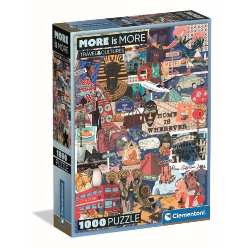 Puzzle Adulte Compact 1000 Pièces - More Is More - Travel & Cultures