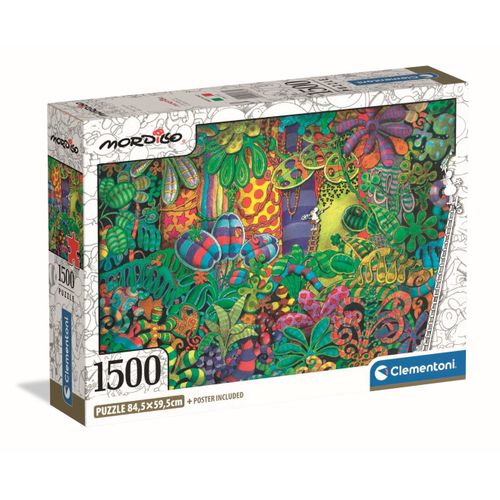 Puzzle Adulte Compact 1500 Pièces - Mordillo, The Painter
