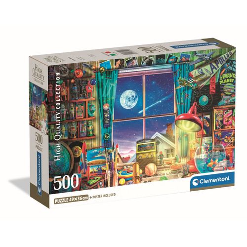 Puzzle Adulte Compact 500 Pièces - To The Moon