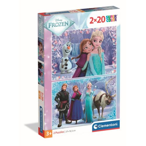 Puzzle Enfant 2x20 pièces - La Reine des Neiges 2