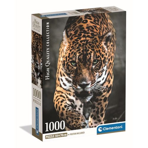 Puzzle Adulte Compact 1000 Pièces - Walk Of The Jaguar