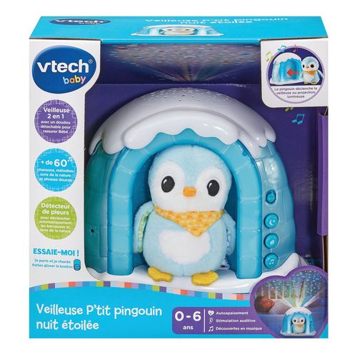 Vtech Baby Veilleuse P'tit Pingouin Nuit Etoilee