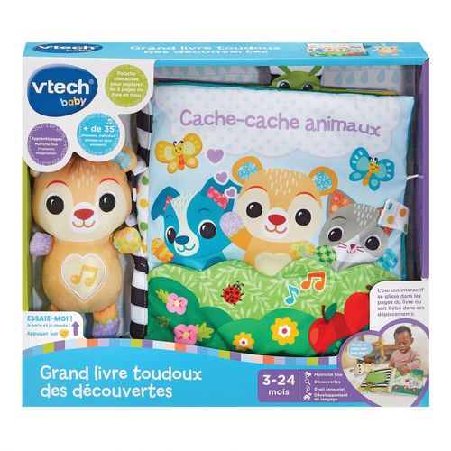 VTECH BABY GRAND LIVRE TOUDOUX DES DÉCOUVERTES