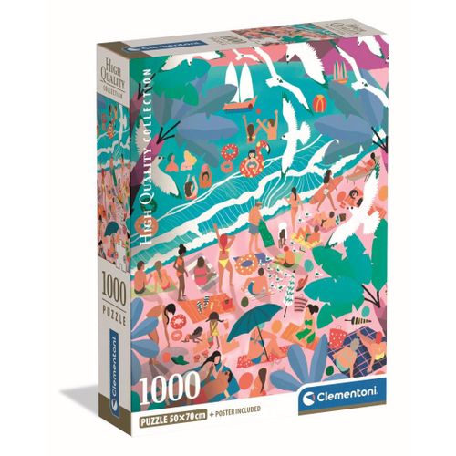 Puzzle Adulte Compact 1000 Pièces - Sunday At The Beach