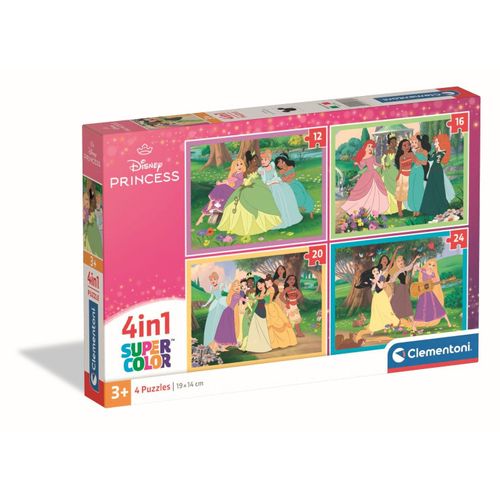 Puzzle Enfant Puzzle 4 En 1 - Disney Princess