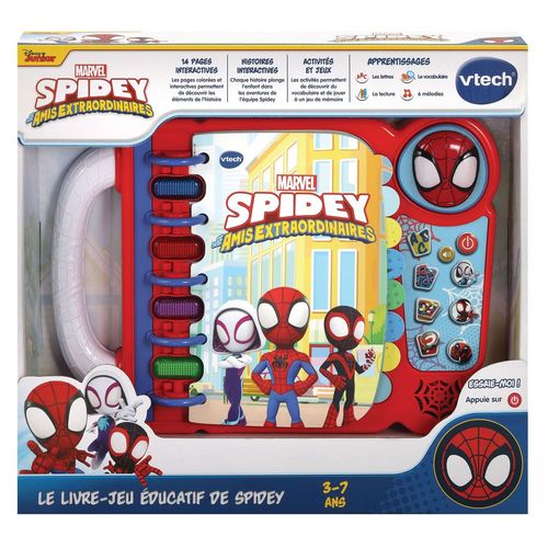 Jouets Educatifs Licence Spidey - Le Livre-Jeu Educatif De Spidey