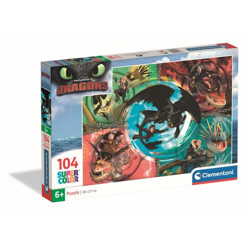 Puzzle Enfant 104 Pièces - Dragons
