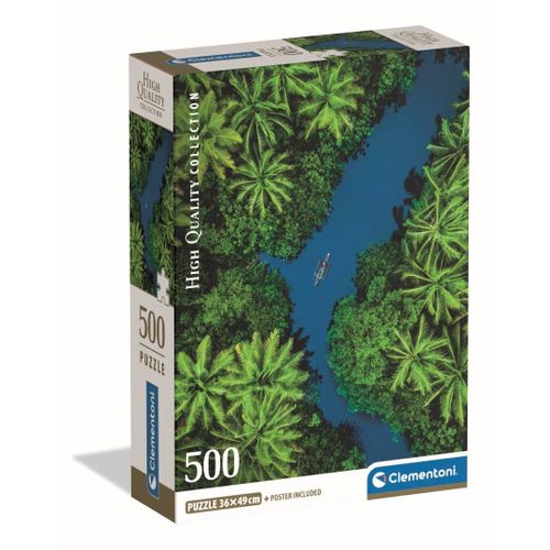 Puzzle Adulte Compact 500 Pièces - Tropical Aerial View