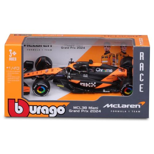 Véhicules Miniatures Die Cast 1/43 Mac Laren Mcl38 Miami Gp- 2024 #Piastri